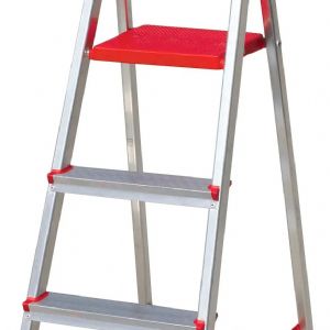 Escada De Alumínio Tesoura Botafogo Lar & Lazer 5 Degraus